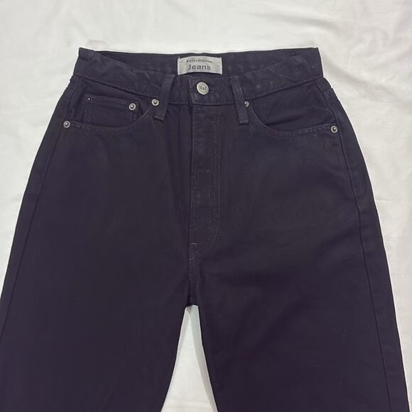 Reformation Womens 26 Black Stevie Ultra High Rise Jeans Closet Staple Casual - Picture 2 of 9